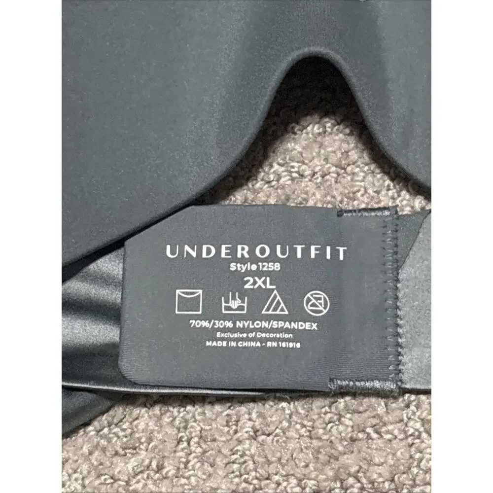 Underoutfit The No Strings Attached Wire Free Strapless Bra Size 2XL Gray NWT